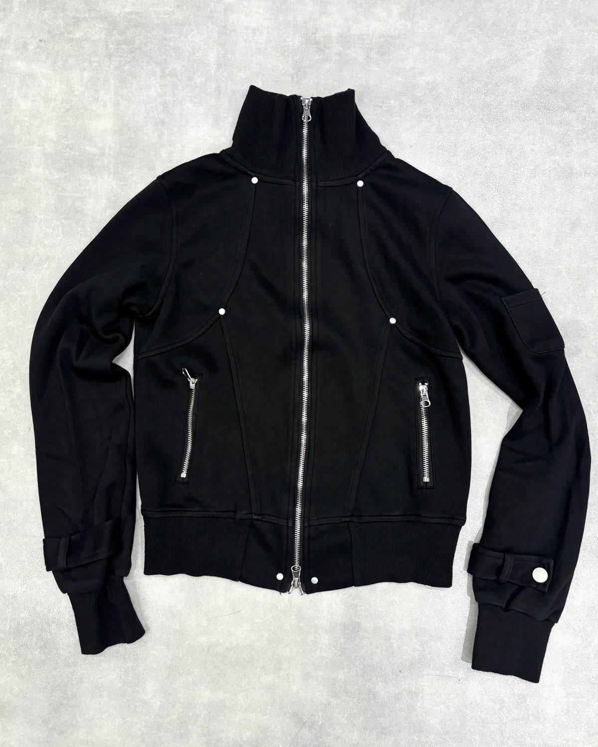 名古屋店WEB限定受注制【nmtc+】Rivet Panel Zip Jacket (2color)