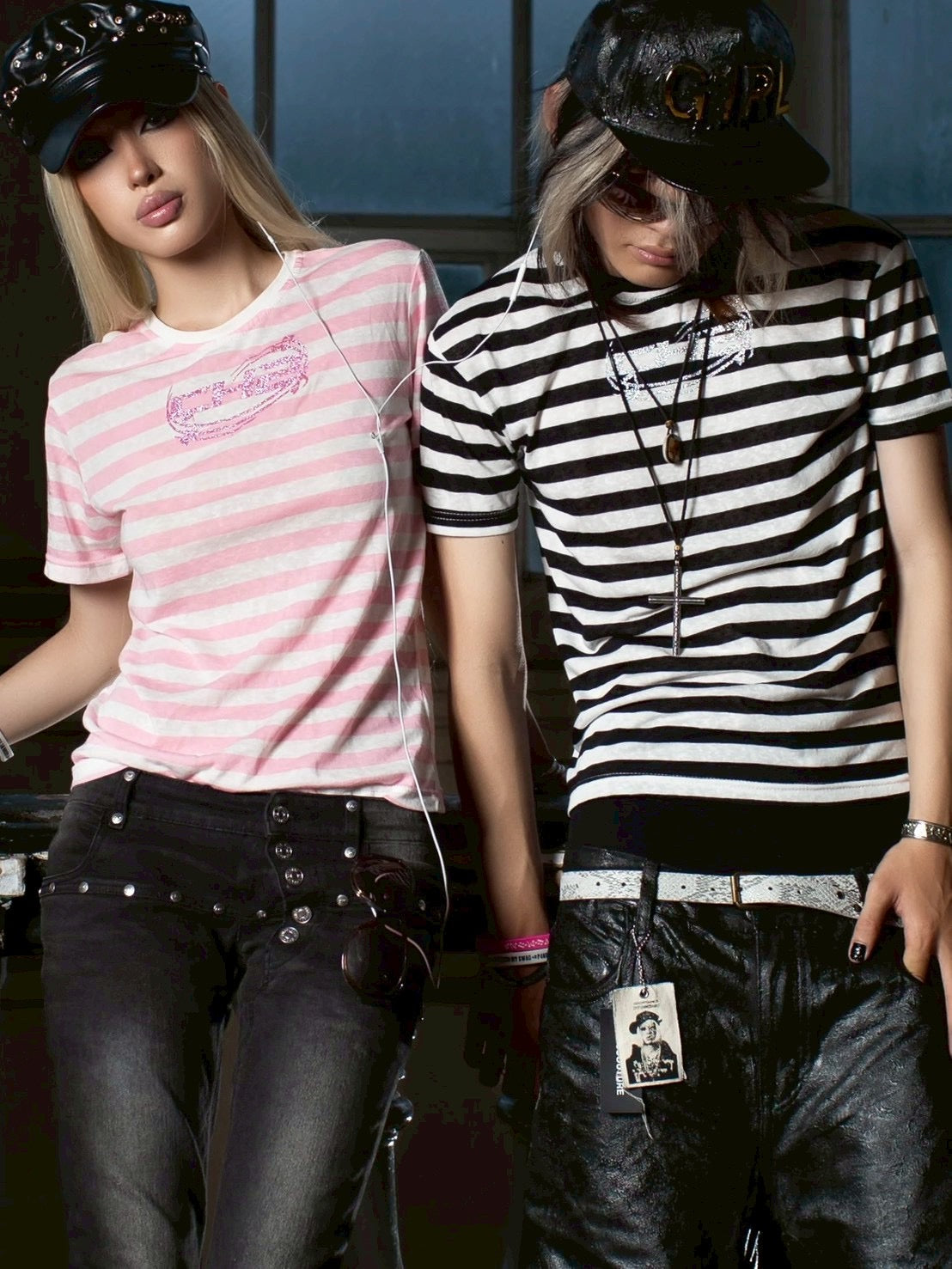 【CH2】MUSIC STRIPPED TSHIRT