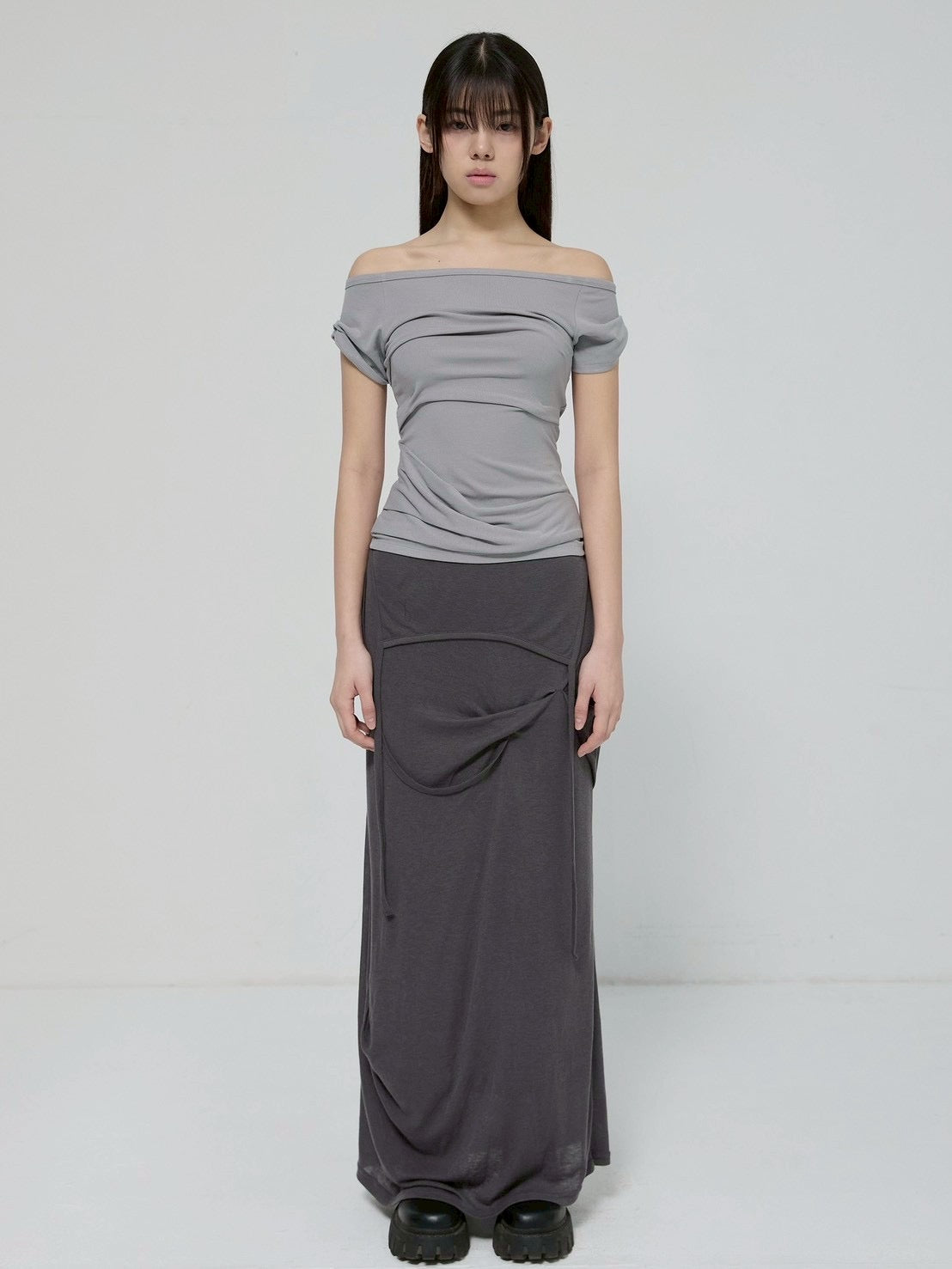 6/22 21:00発売【FLAREUP】Draped Top