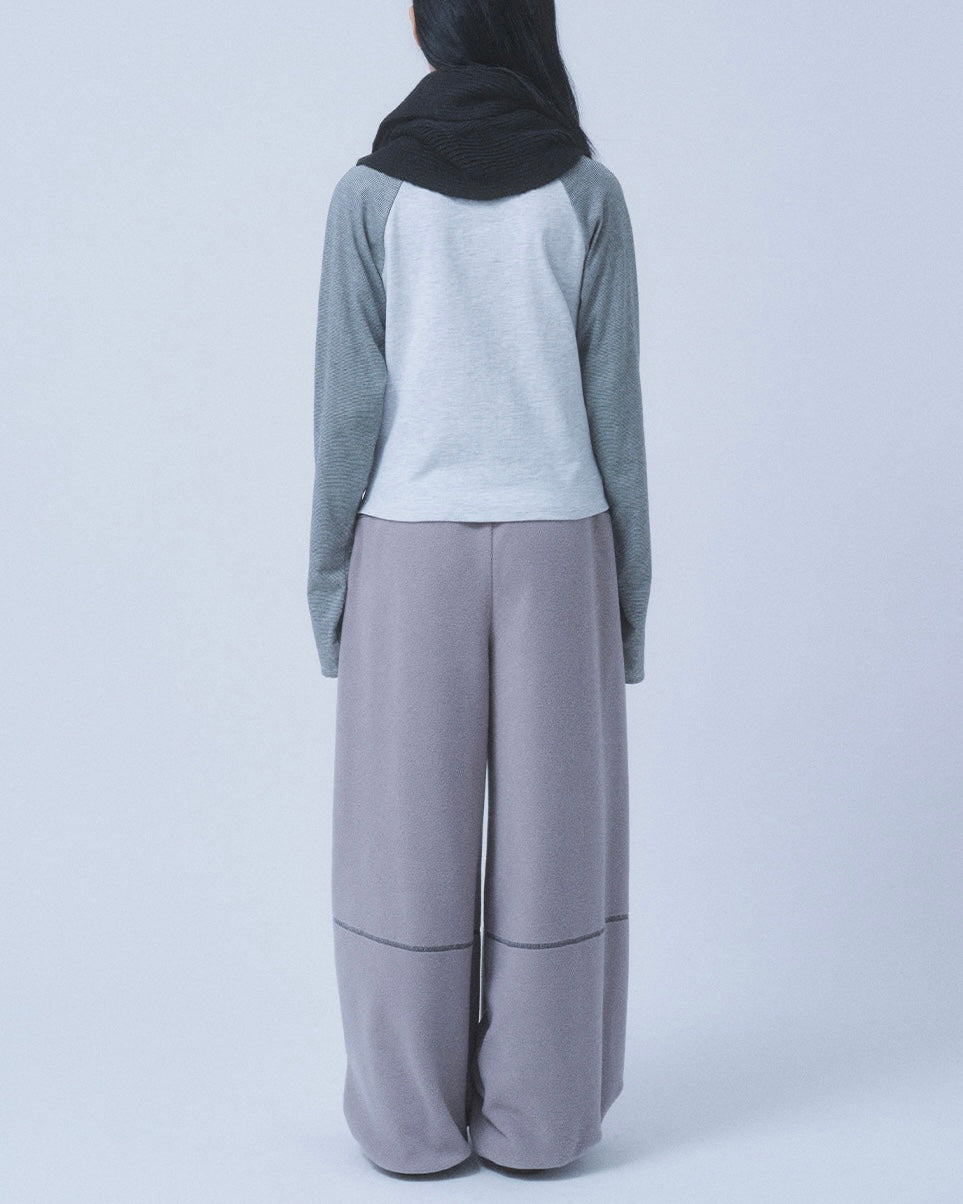 【TUOMIO】STRIPE BUTTON LONG SLEEVE