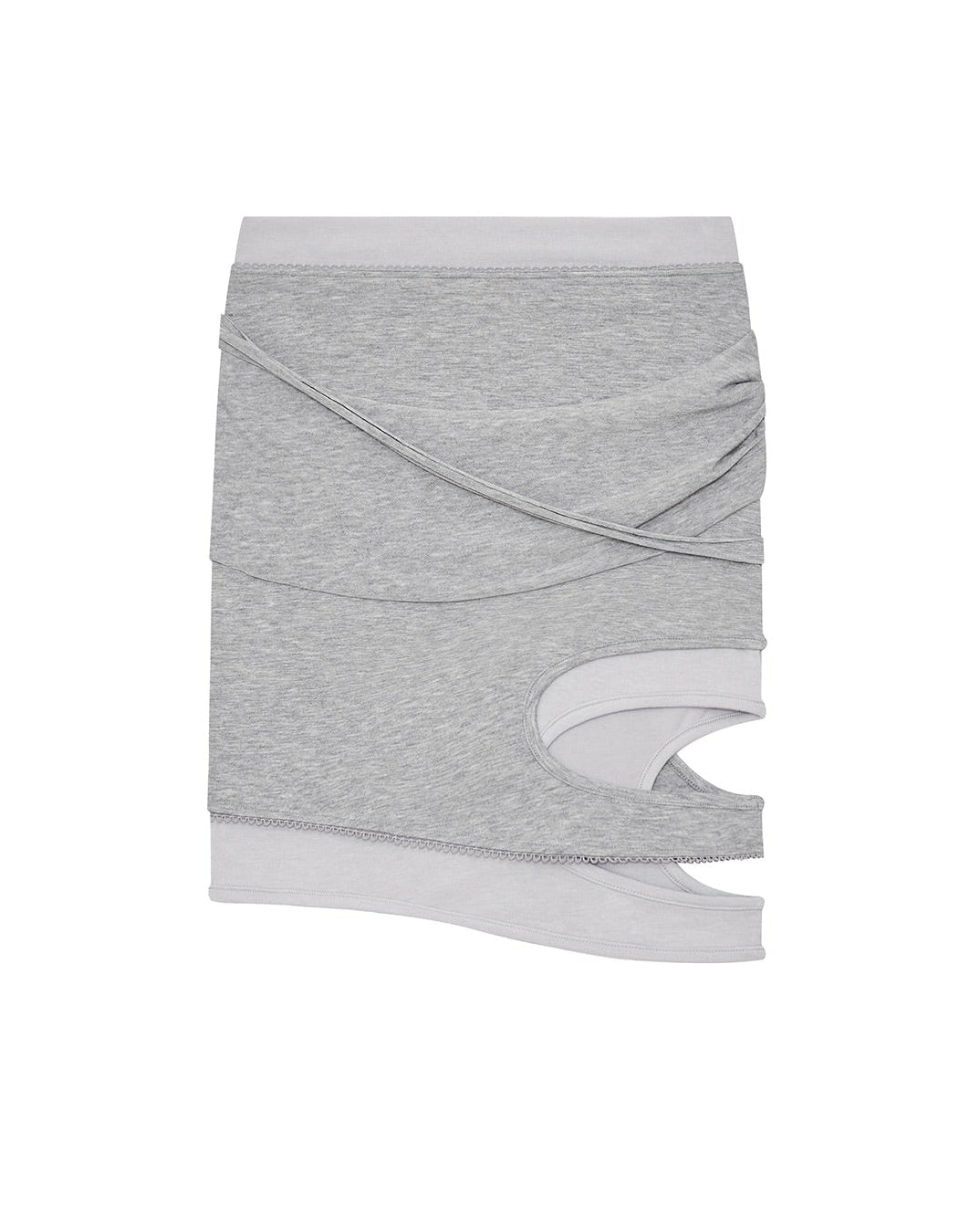 【Kashiko】Peek-a-boo Strap Skirt