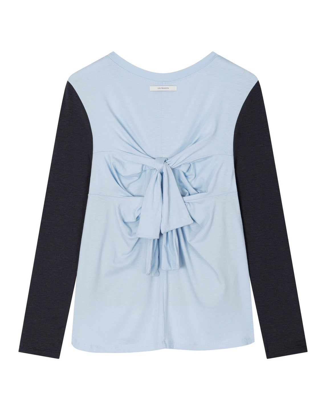 【Uglyshadow】BACK RIBBON T-SHIRT