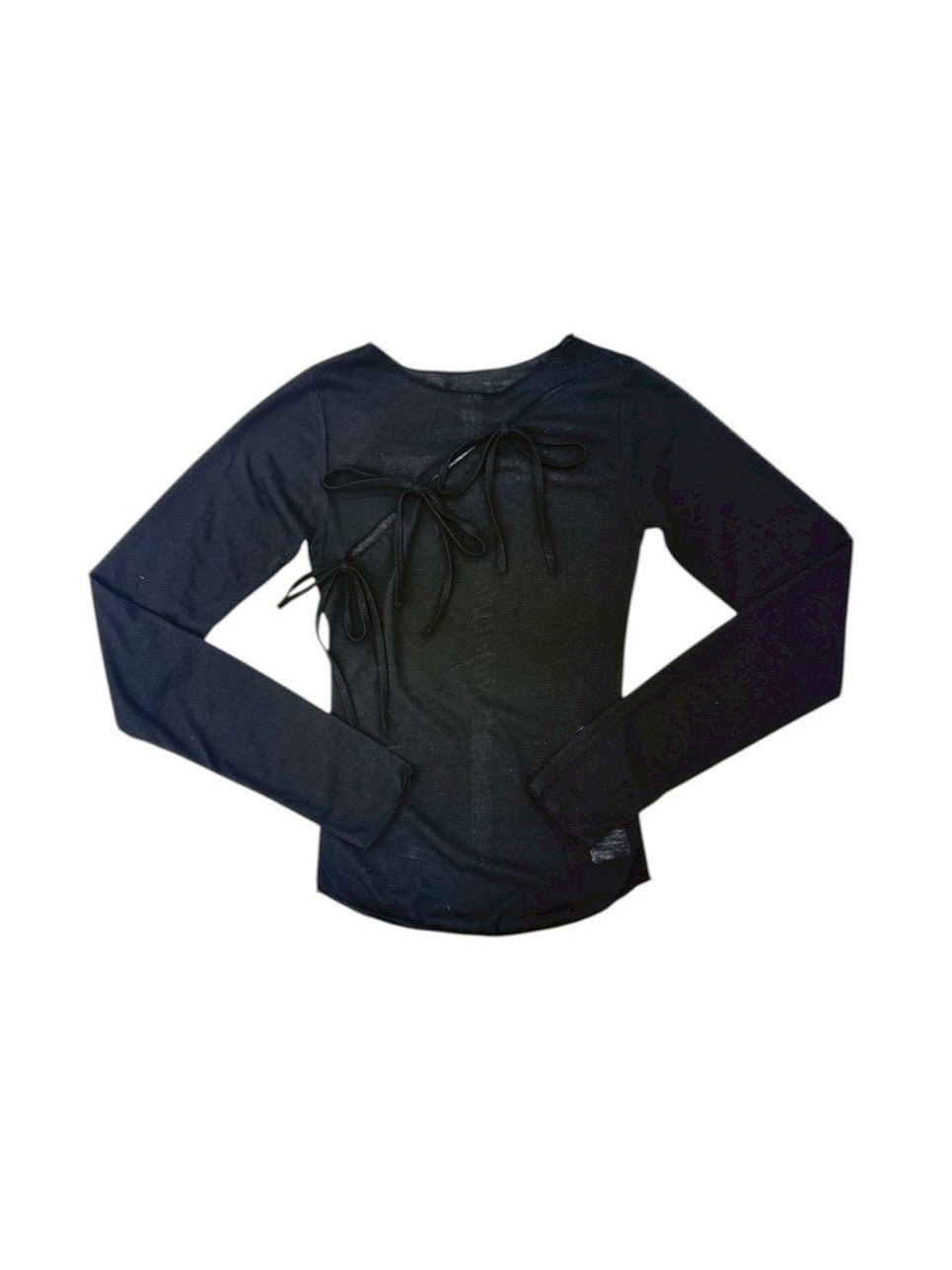 受注制【nmtc+】back logo cross long sleeve (2color)