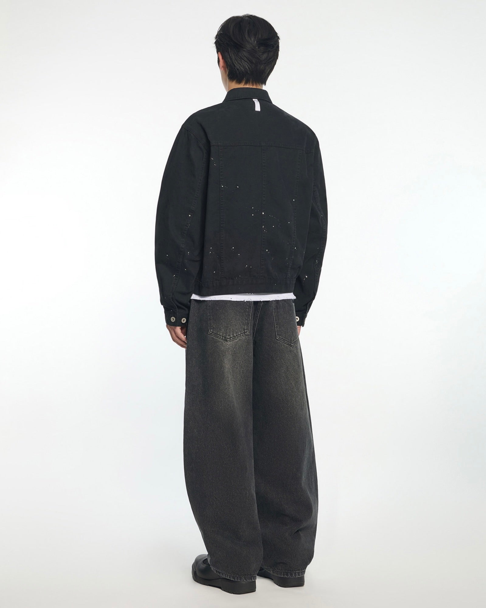 【NOMANUAL】BASIC WASHED DENIM PANTS