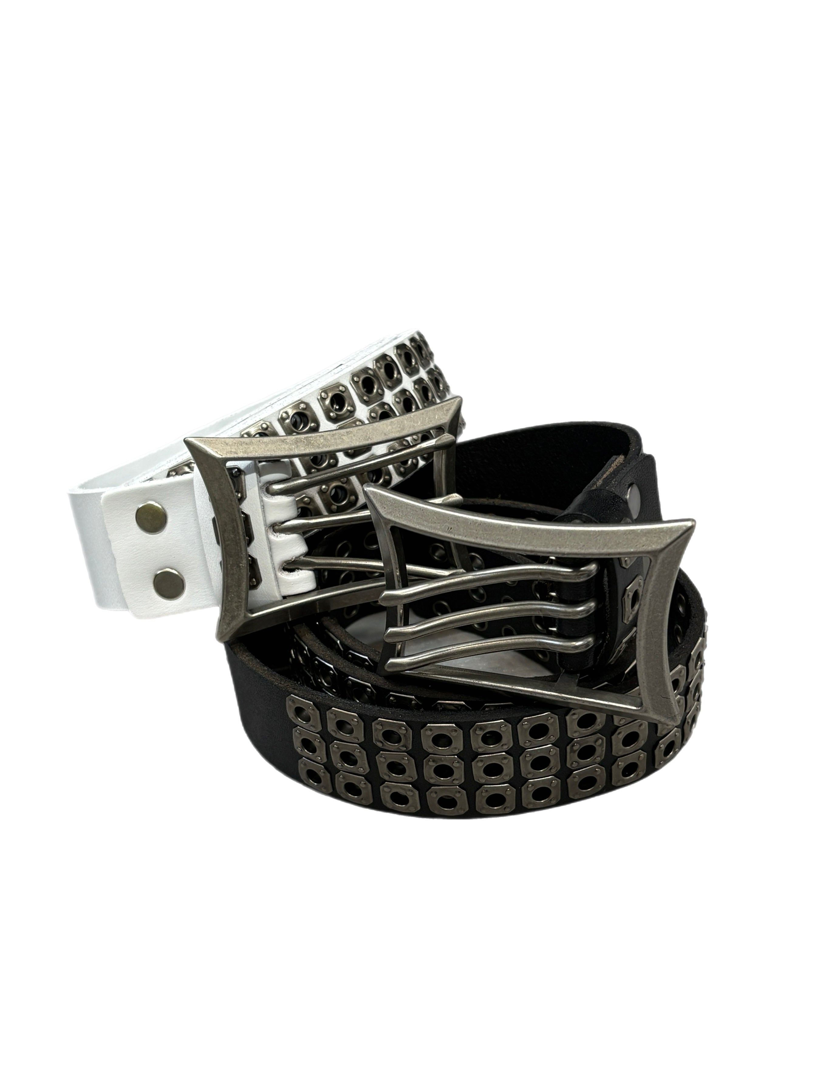 国際配送【Never mind the XU】Rivet eyelet biker belt