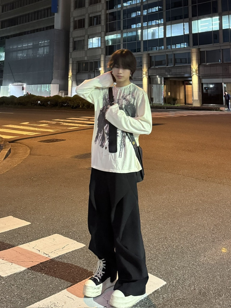国際配送【RENOL】grunge long sleeve tee