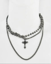 【IIIMIII】Shadow-Layer Choker Necklace