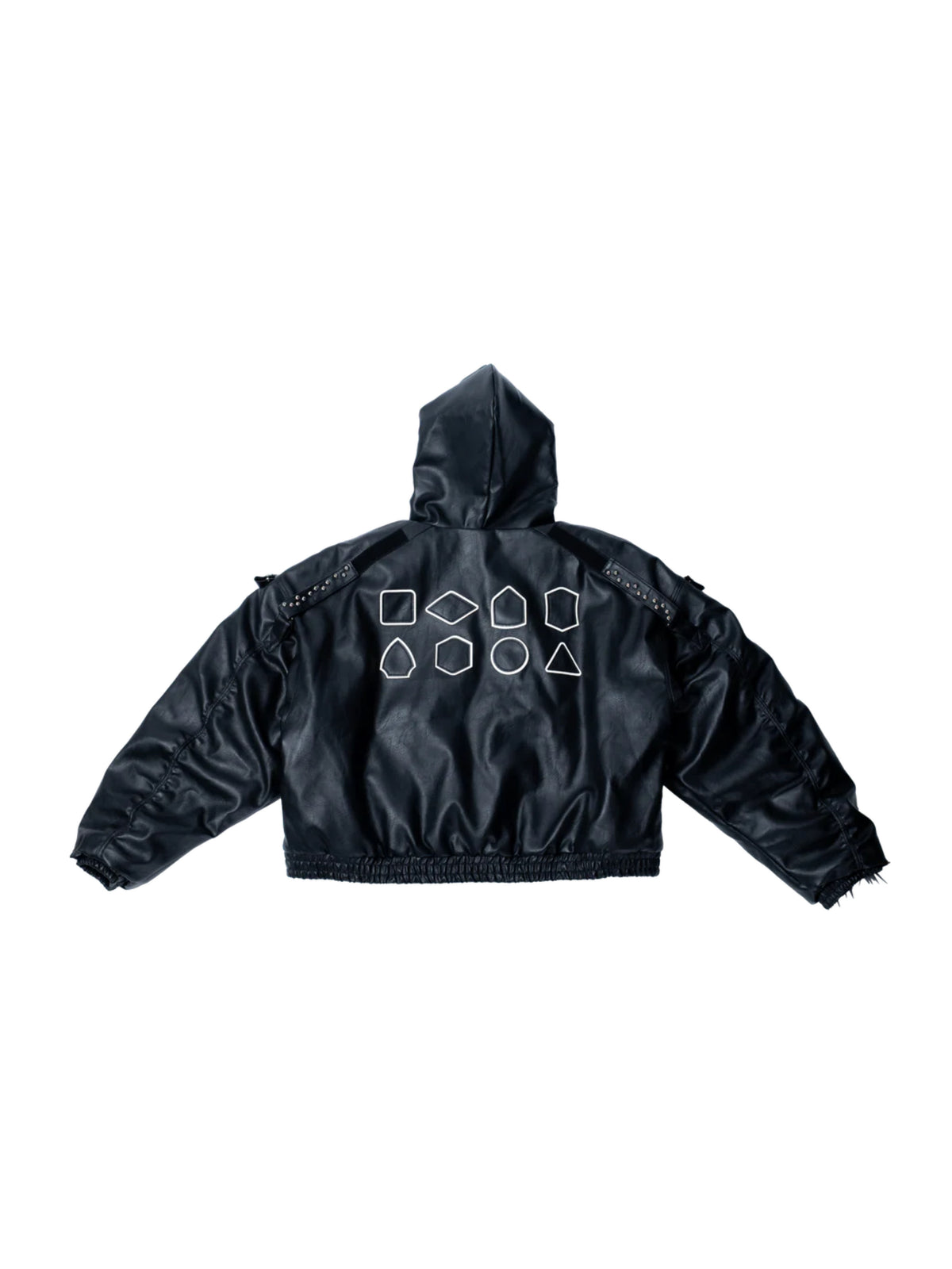 【F.V.V.O】Embroidered Hooded Bomber Jacket