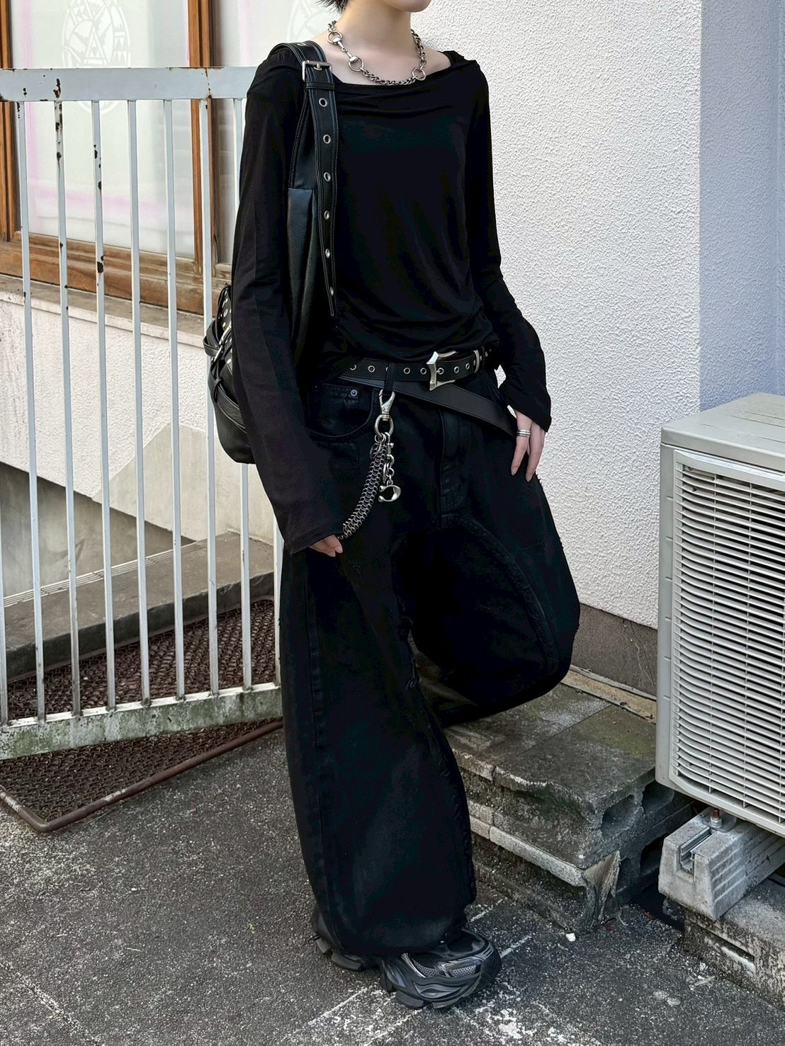 受注制【nmtc+】drape sheer hoodie (2color)