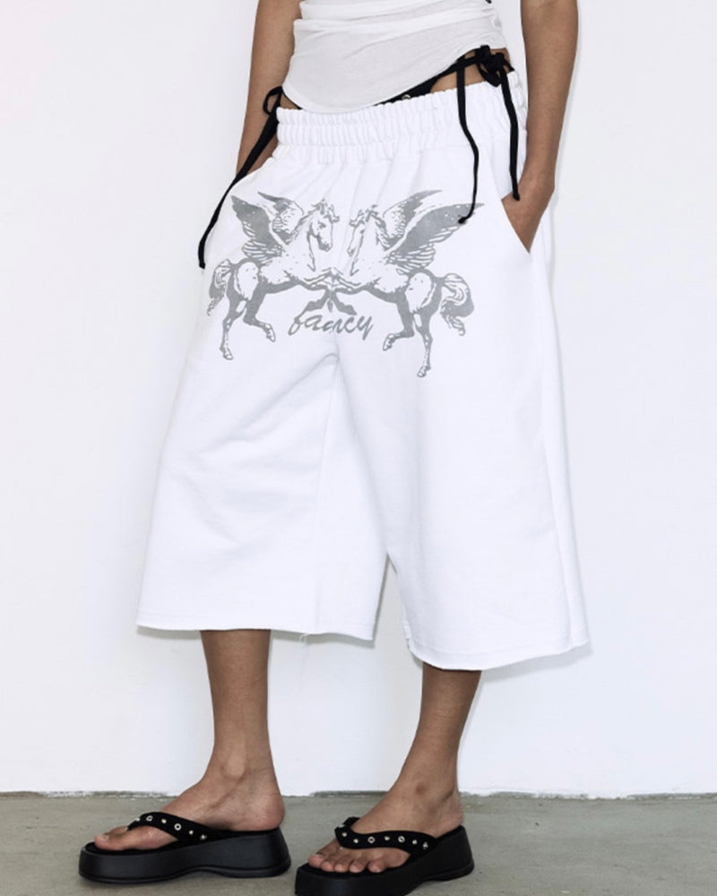 【FANCY CLUB】PEGASUS BERMUDA PANTS