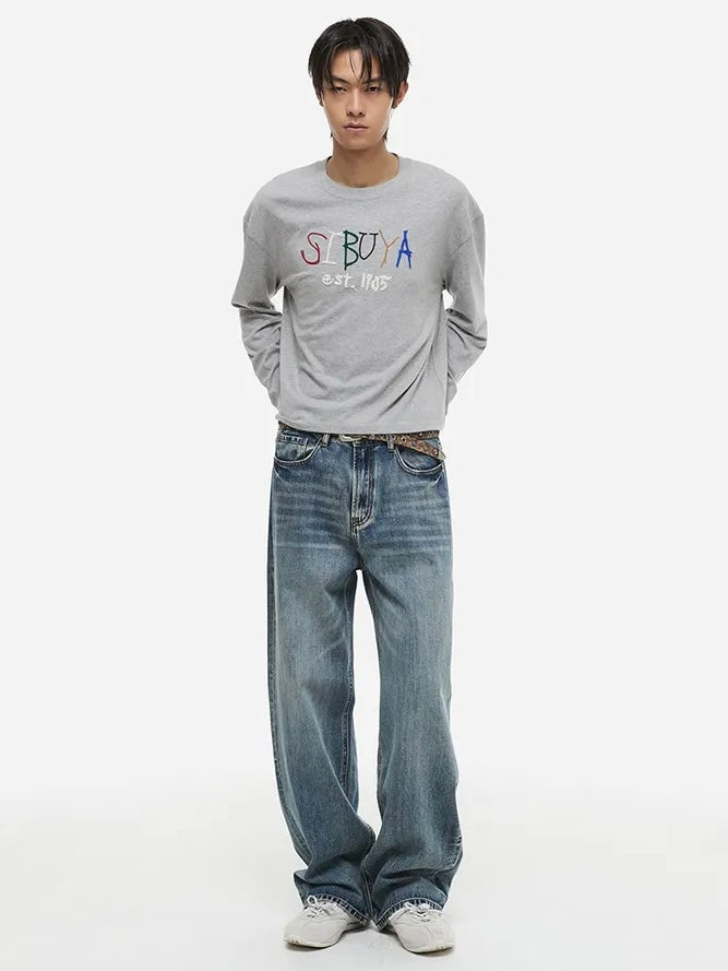 【DNSR】Relax Wide Denim Pants