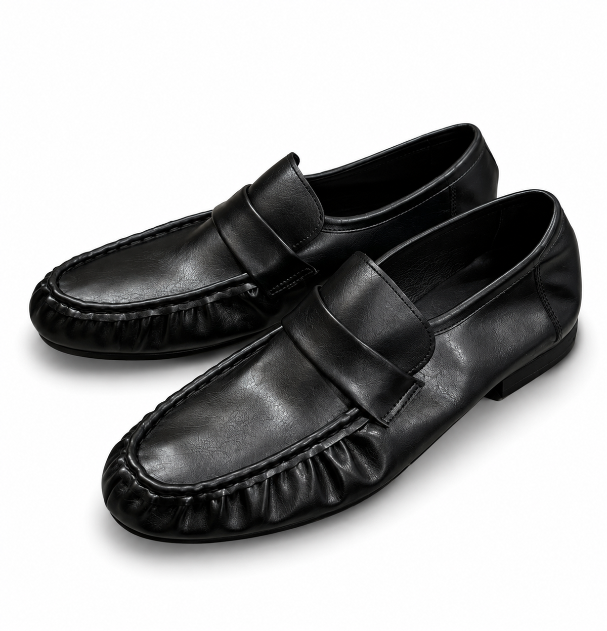 東京店WEB限定受注制【Chikashitsu +】gather penny loafer (2color)
