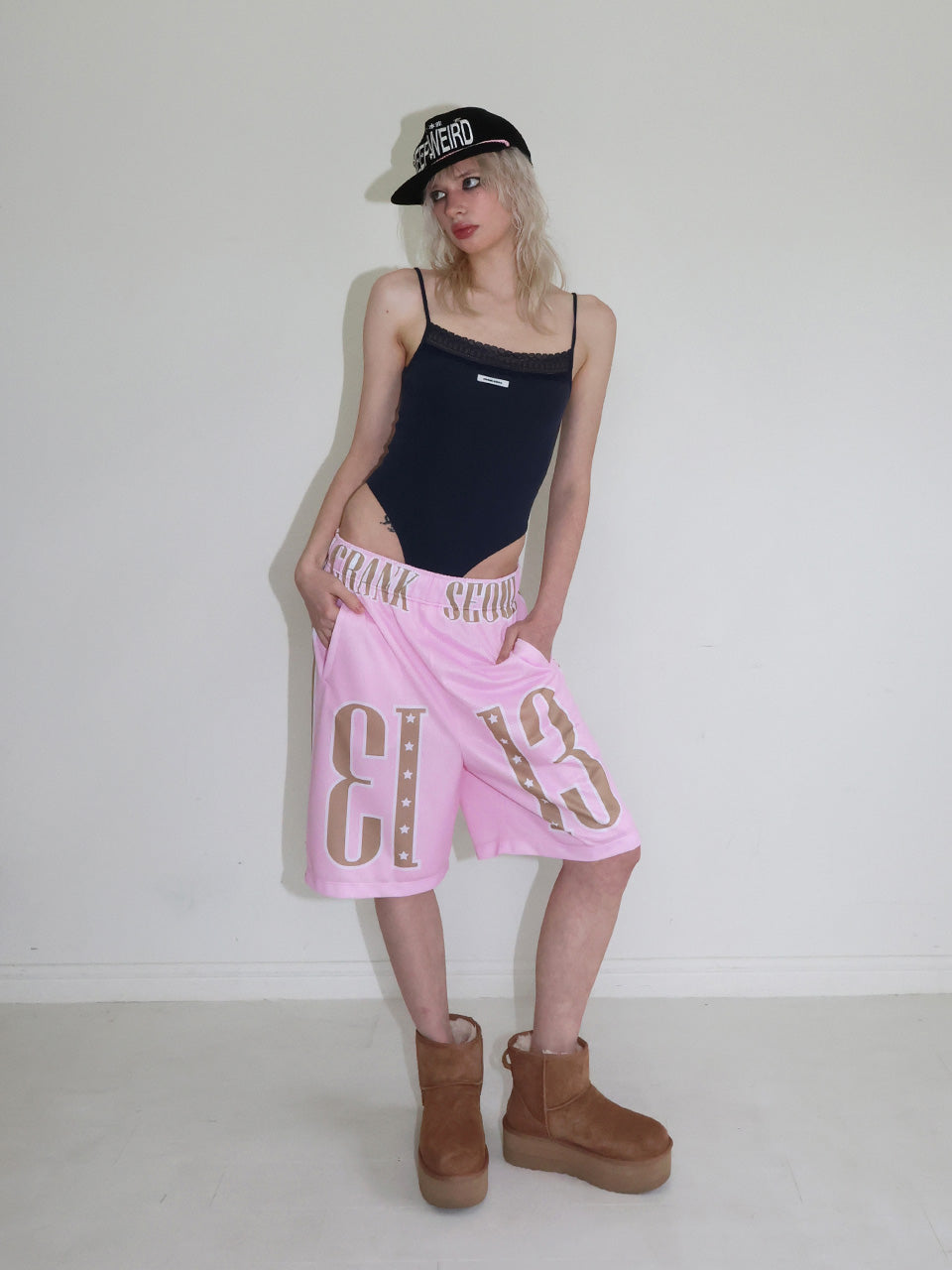 【CRANK】LACE SLEEVELESS BODYSUIT