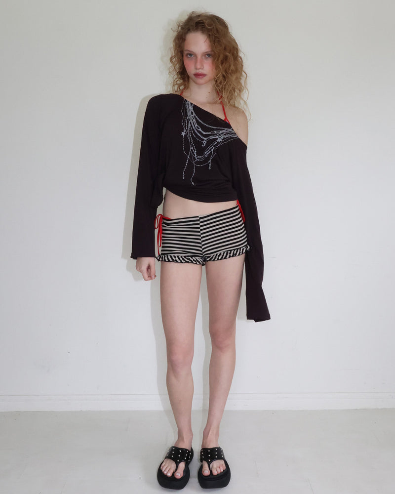 【CRANK】FRILL MICRO SHORTS