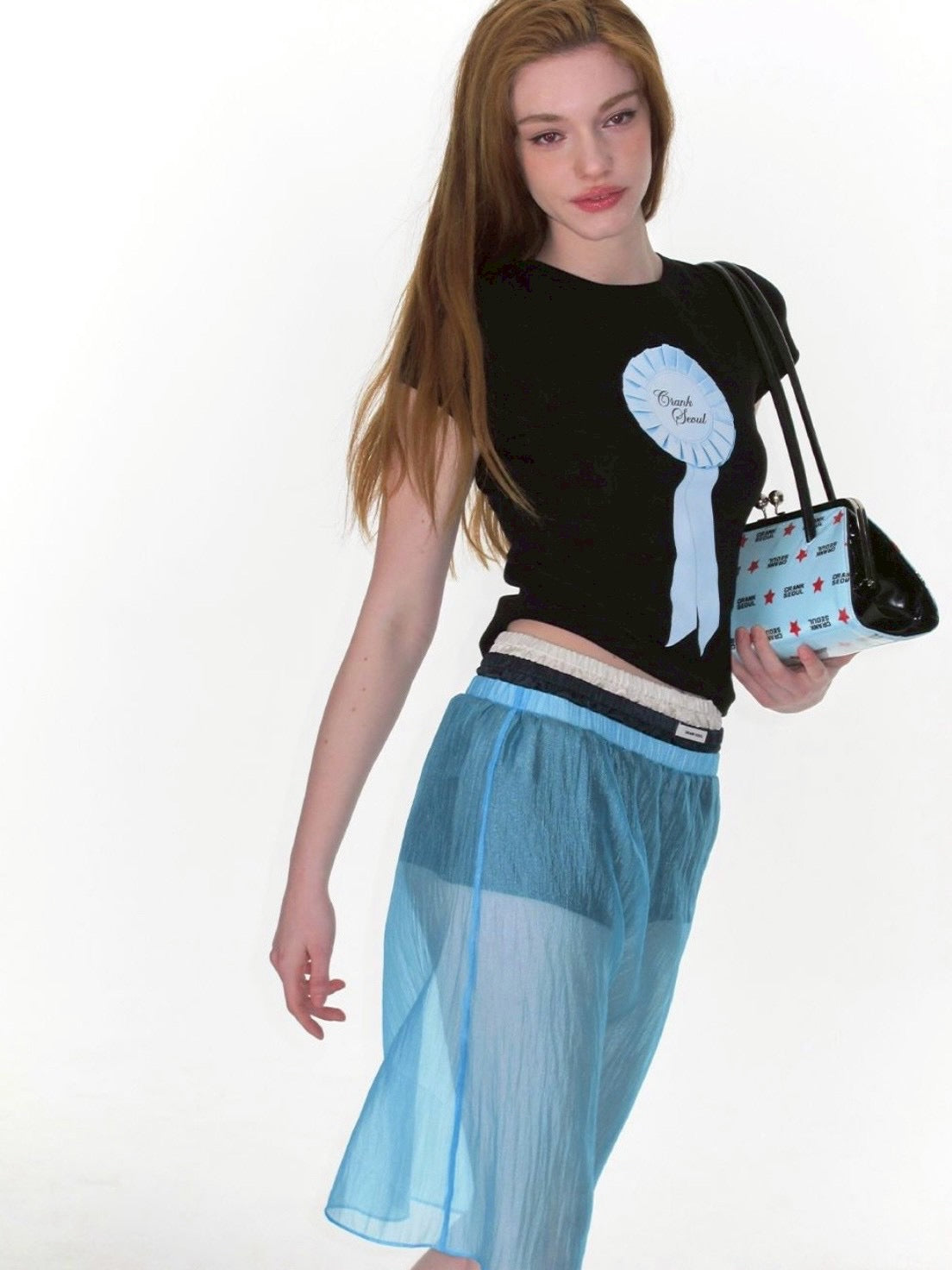 【CRANK】ROSETTE GRAPHIC TOP