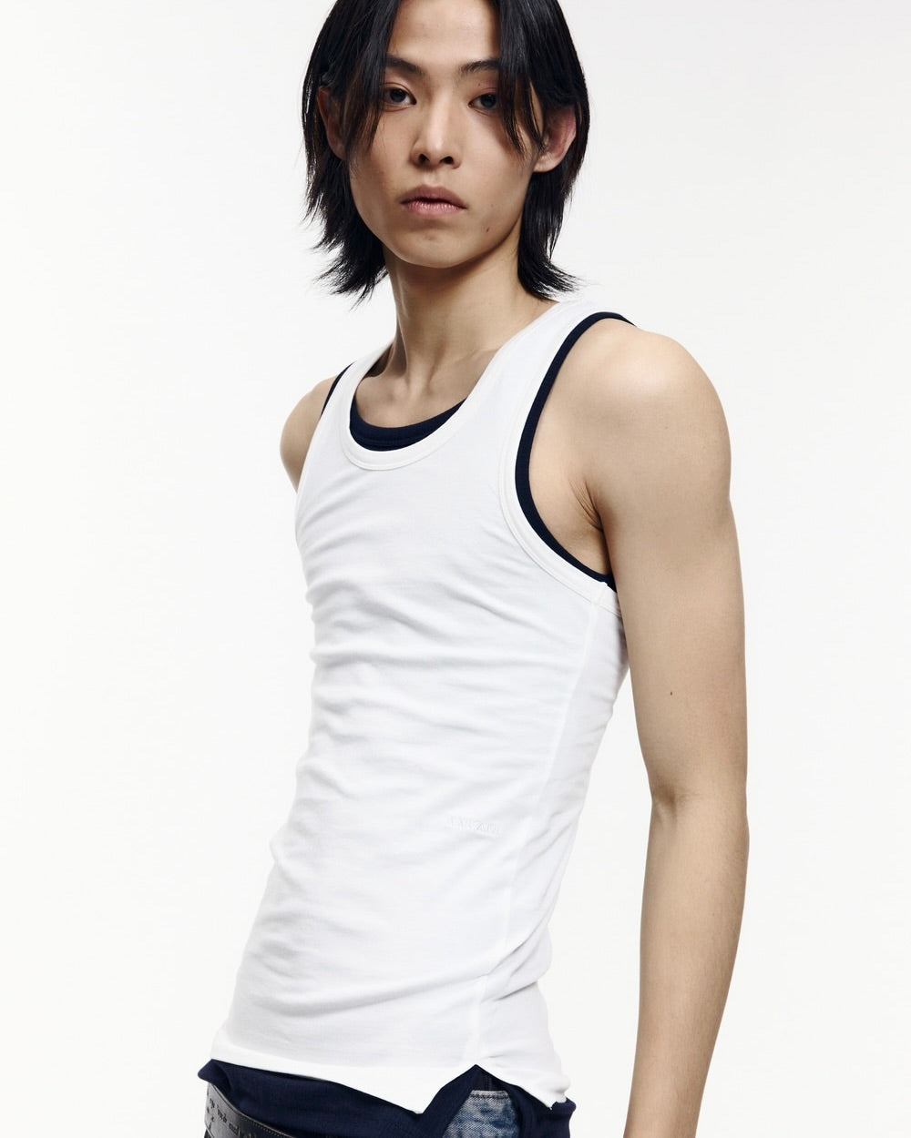 【AAKAM】2-Piece Layered Sleeveless