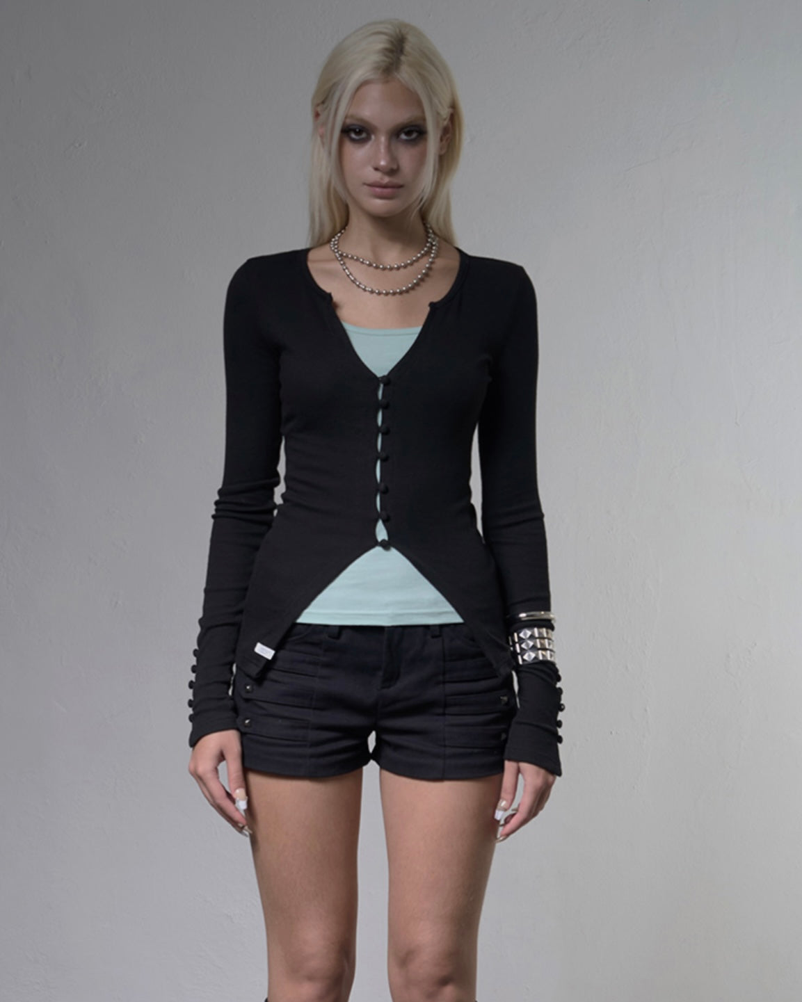 【FANCY CLUB】KEYHOLE HOOK CARDIGAN