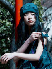 【YEOMIM x Miseki seoul】stud shirring band beanie