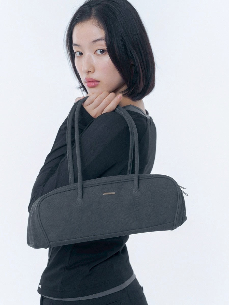 【Miseki seoul】Twill baguette bag