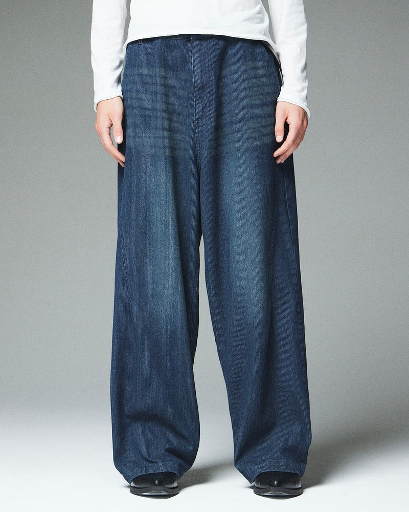 【CS】chain twill denim pants