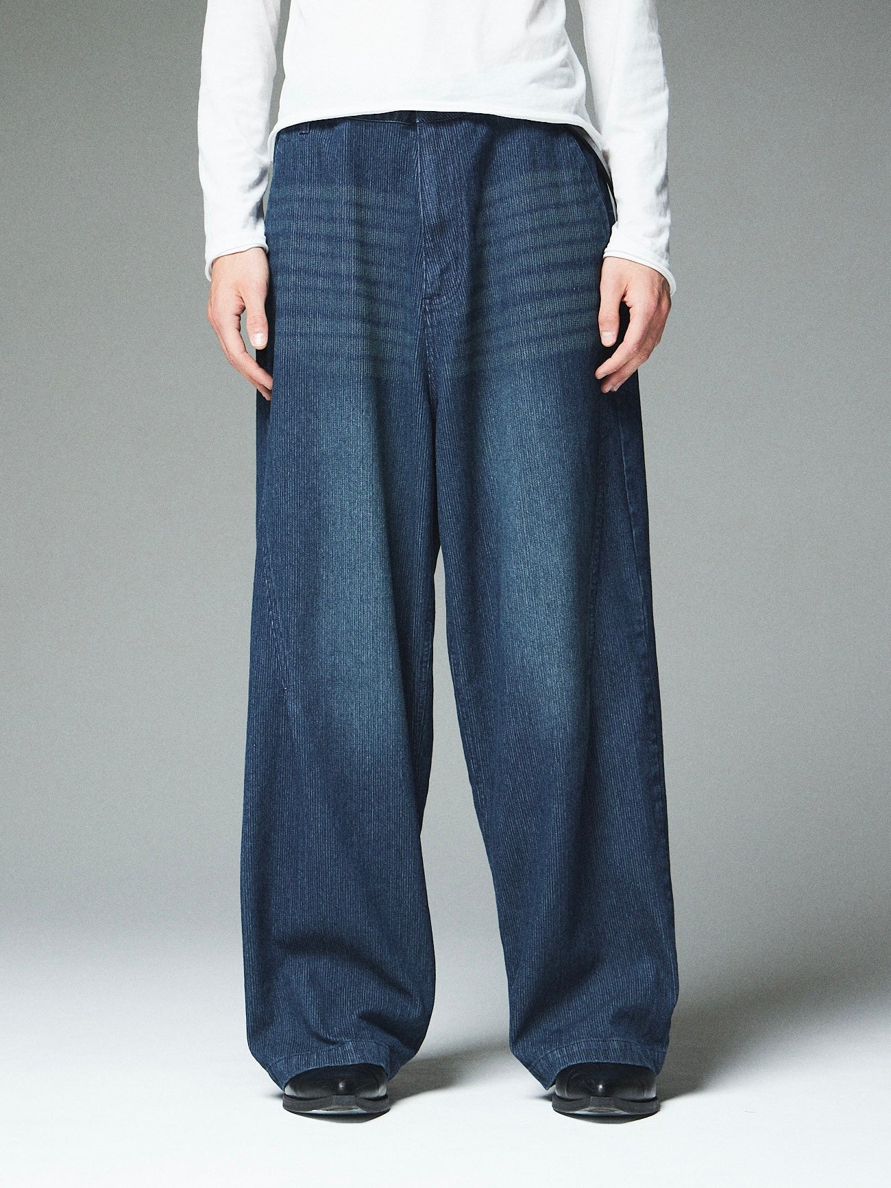 【CS】chain twill denim pants