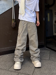 受注制【youll】Semi wide cotton pants (2color)