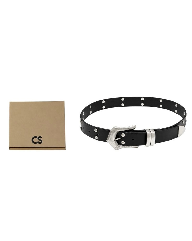 【CS】STUDS LEATHER BELT
