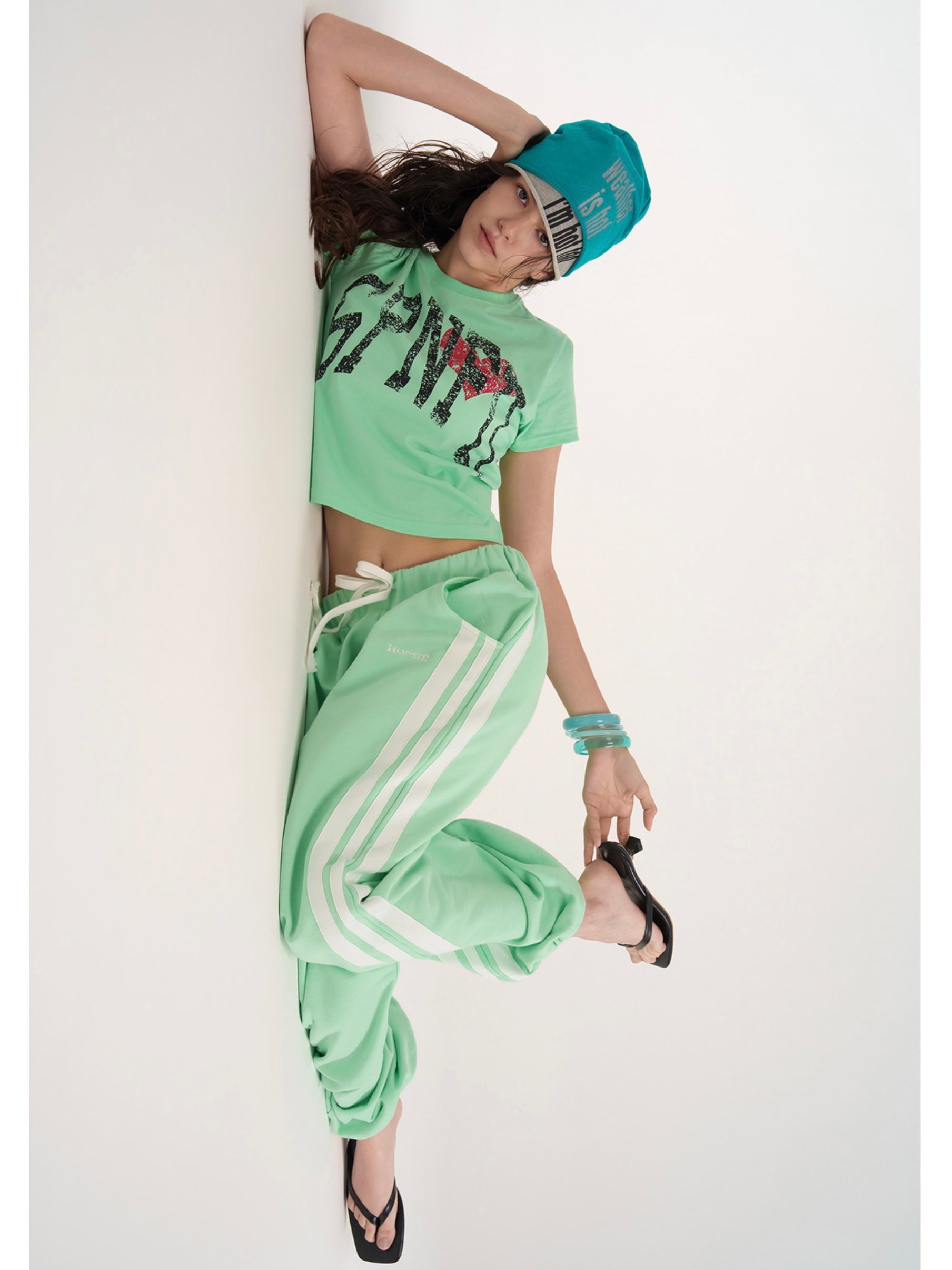 【ESC STUDIO】Homie 3-stripe sweat pants