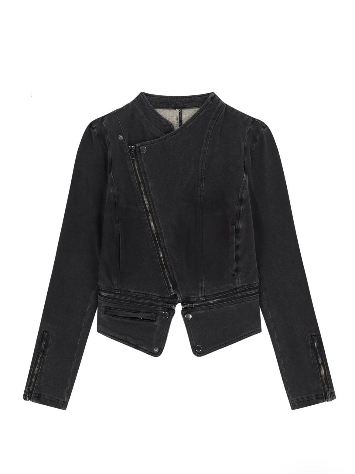 【OJOS】Detachable Span Denim Jacket