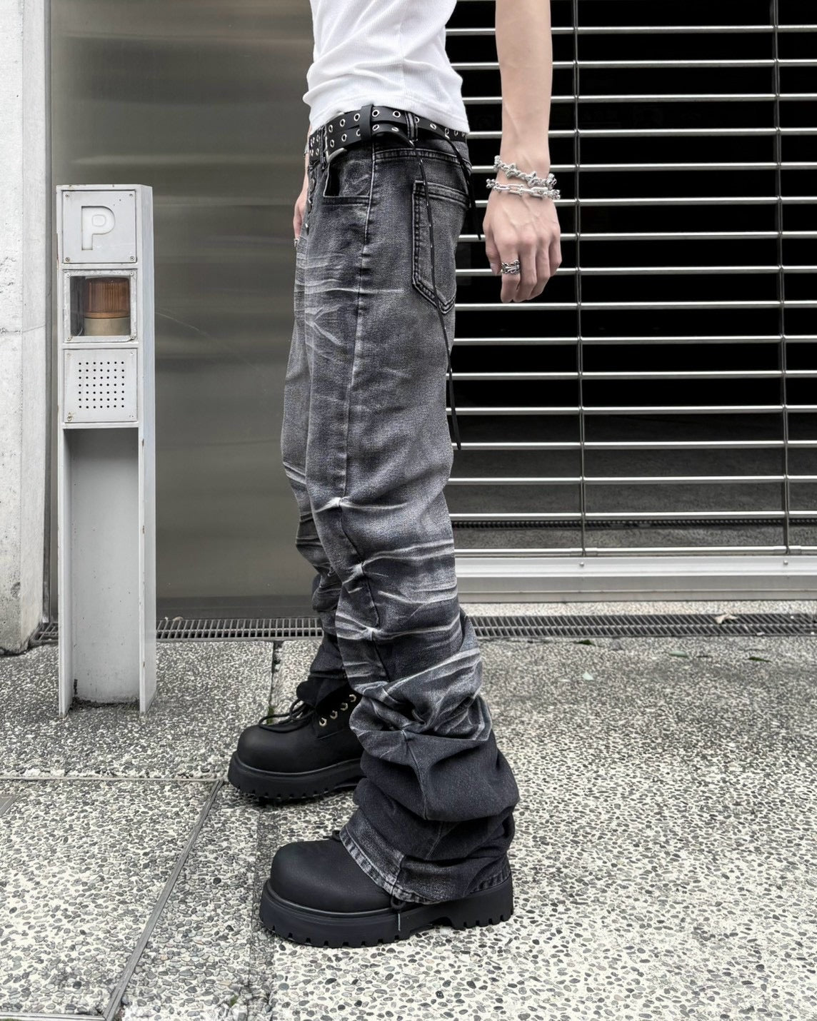受注制【nmtc+】Lace Up Work Boots