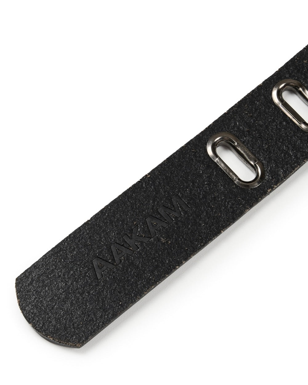 【AAKAM】All Over Eyelet Belt