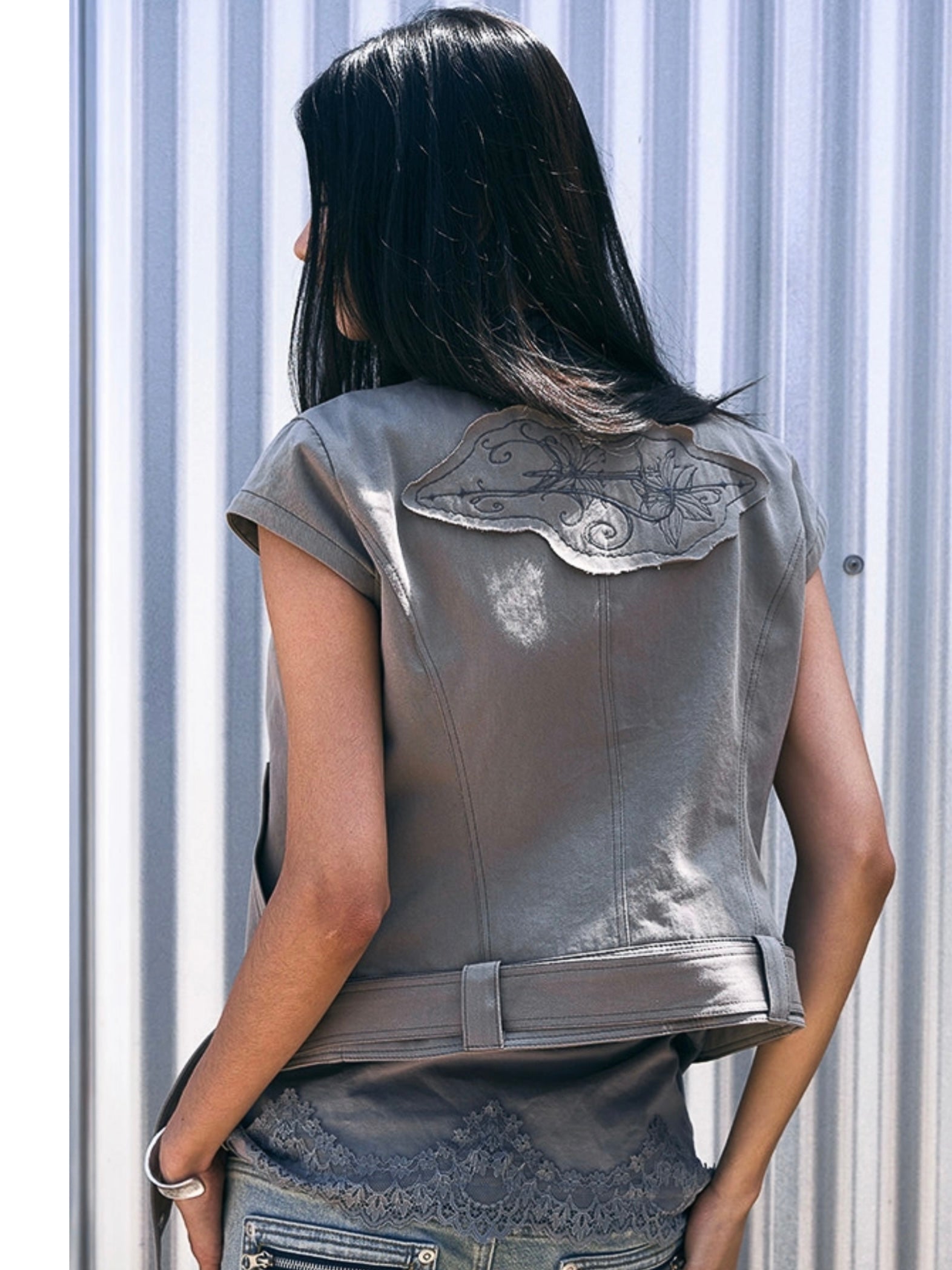 6/6 20:00発売【NOT KNOWING】Short Sleeve Double Jacket