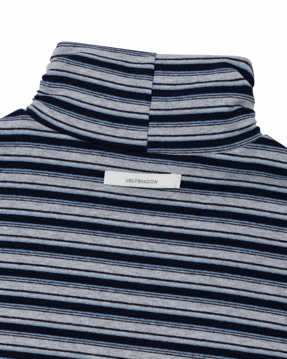 【Uglyshadow】STRIPE TURTLENECK TEE