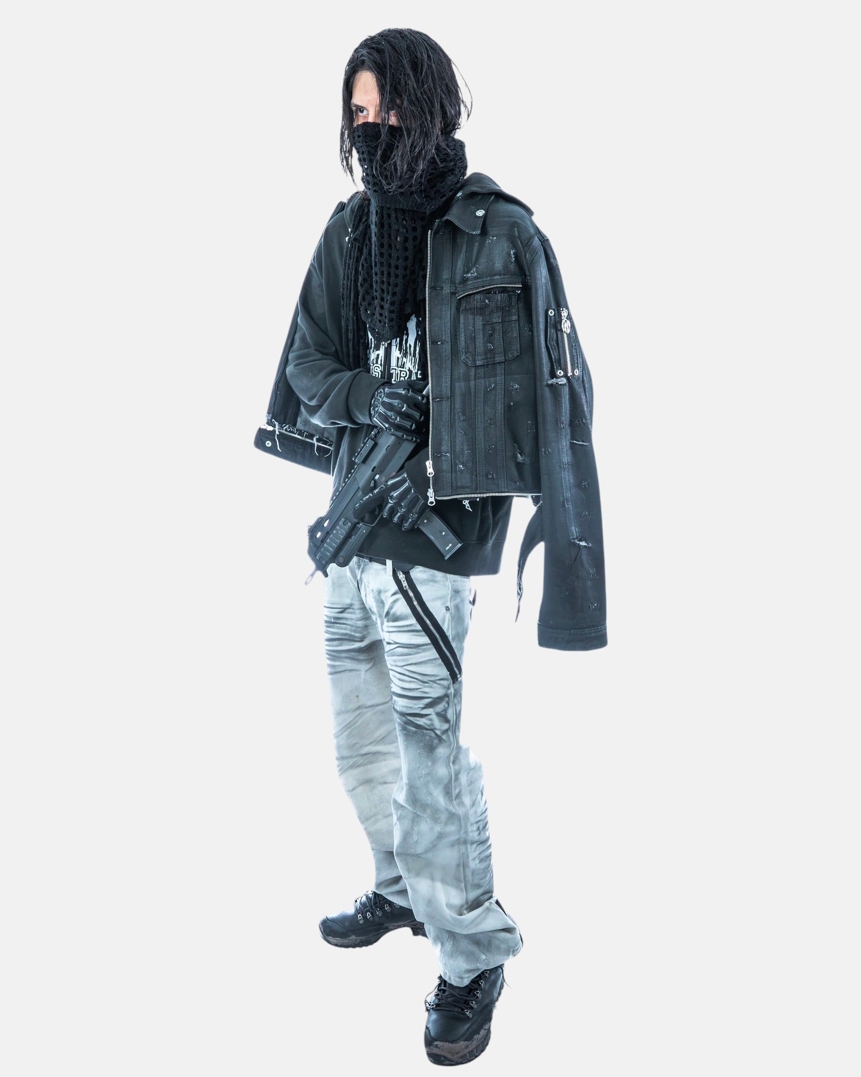 【LOIN ARMIS】 Abandoned Repair baggy jeans