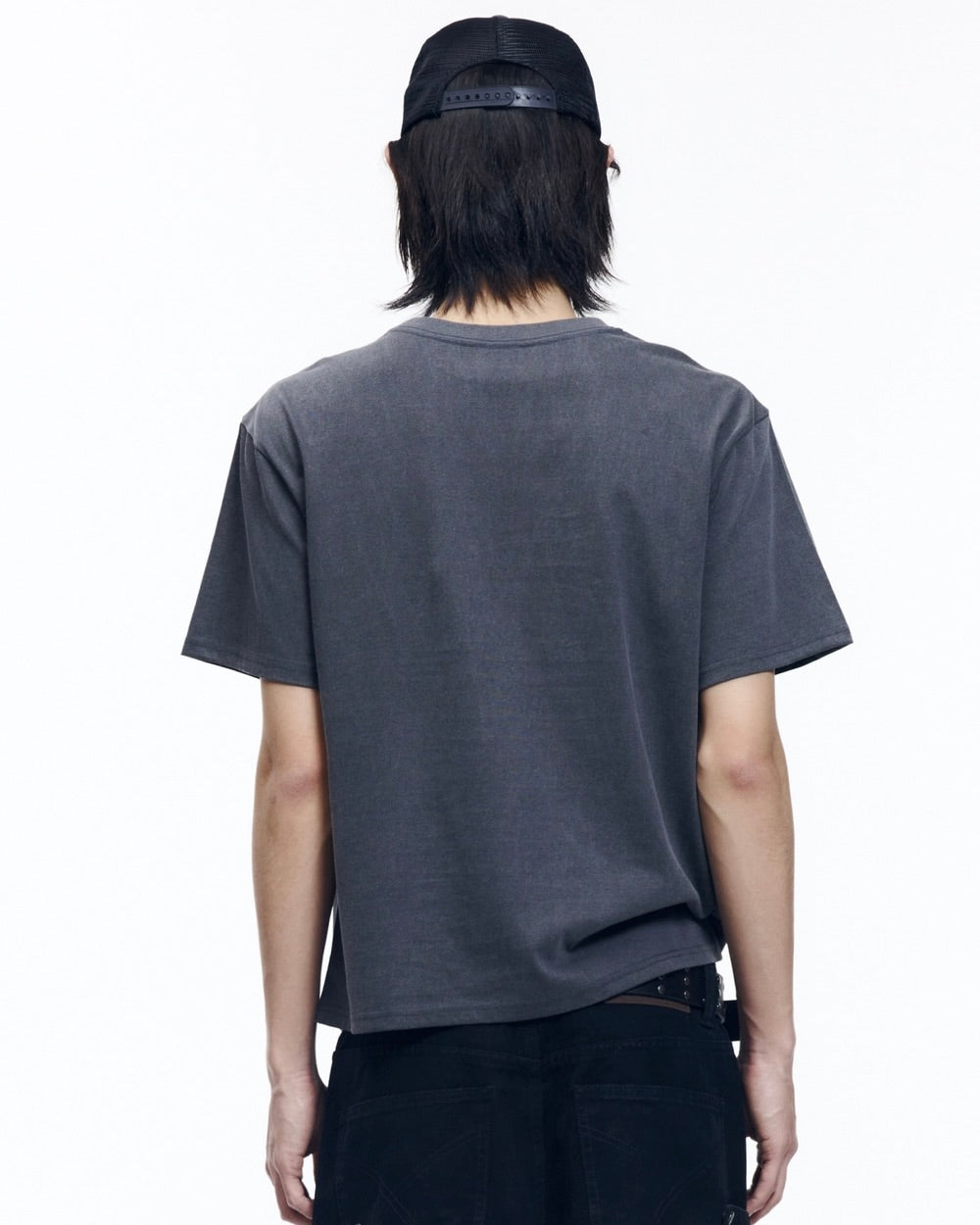 【AAKAM】Mosaic Cross Half Top