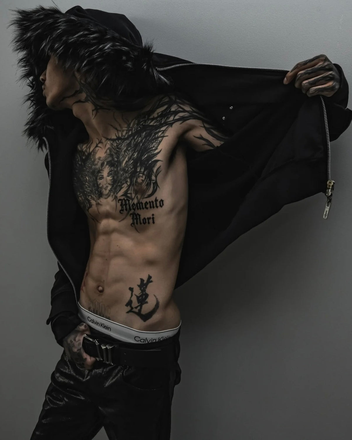 【TYPE SHADE】TYPE SAINT FUR HOODIE