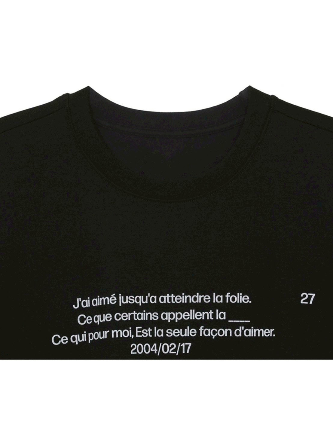 【Miseki seoul】Miseki typography short sleeves