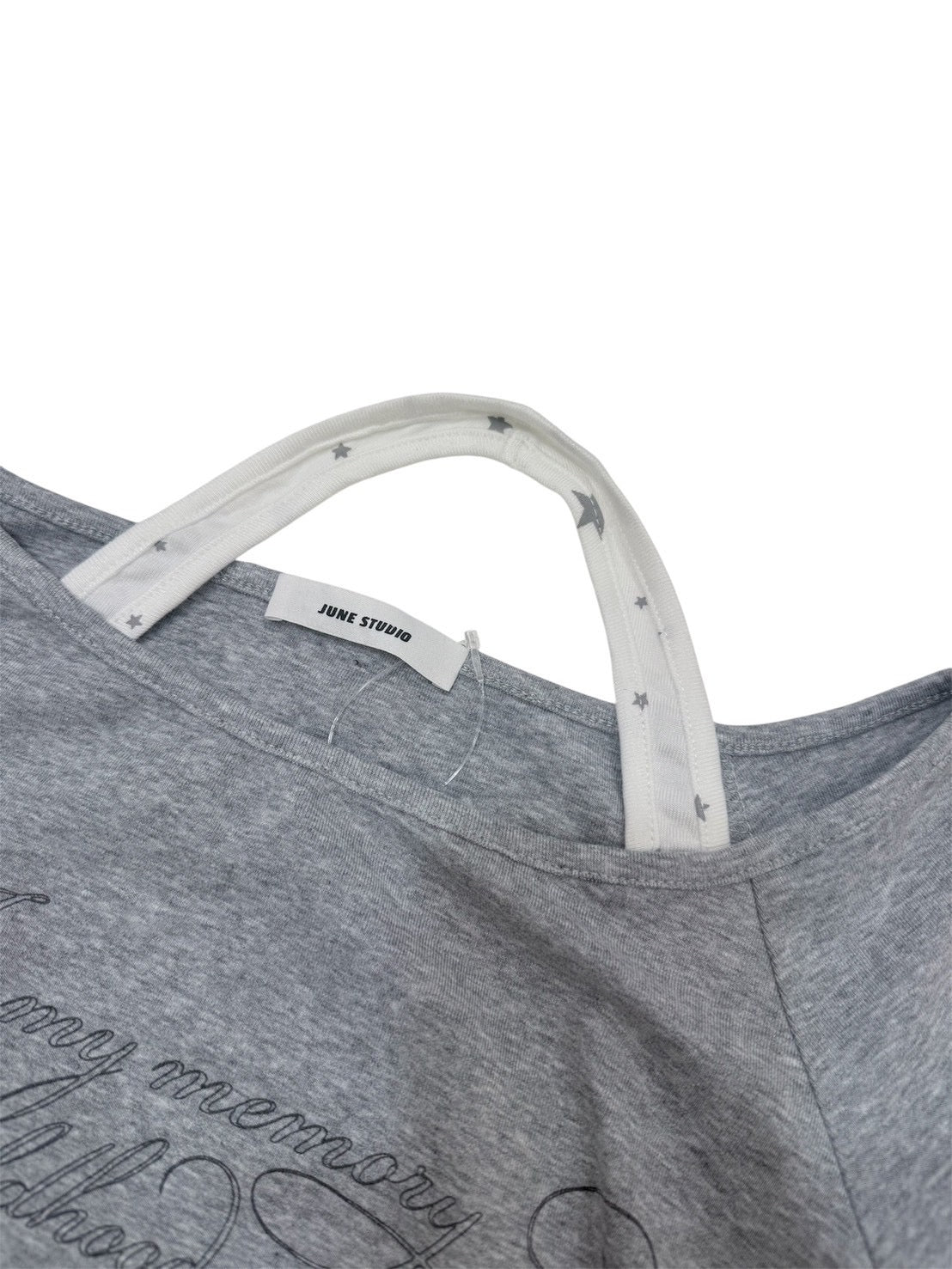 6/19 20:00発売 受注制【nmtc+】Bijou Halter Layered Tee (3color)