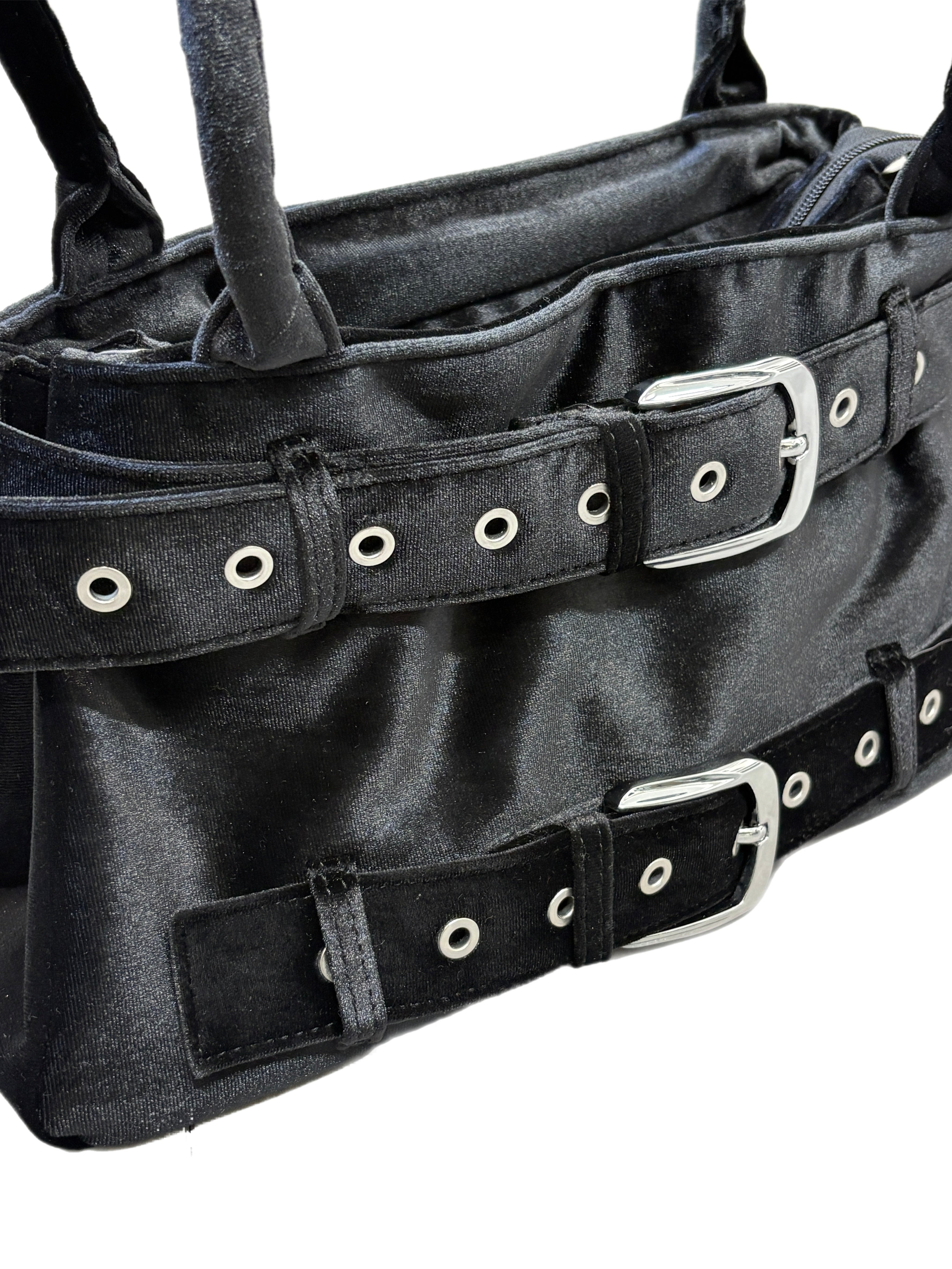【Never mind the XU】double belt tote bag