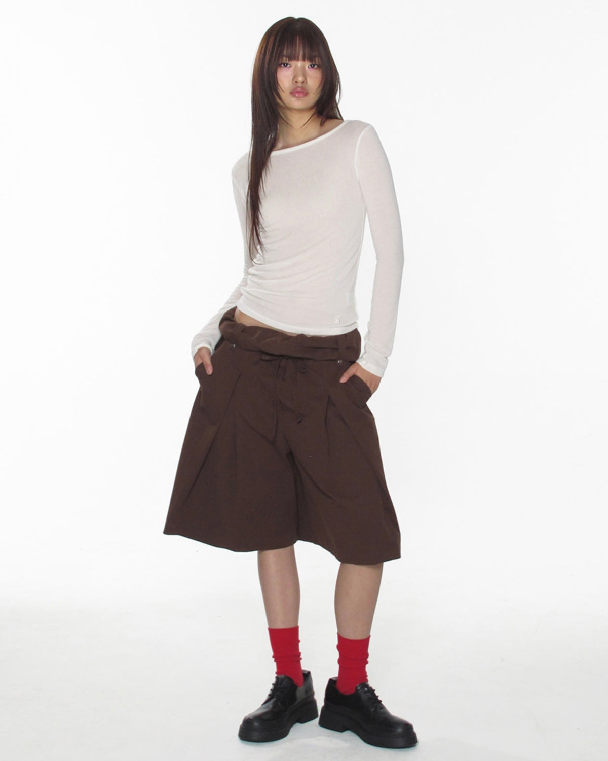 【CRANK】SHEER BASIC TOP