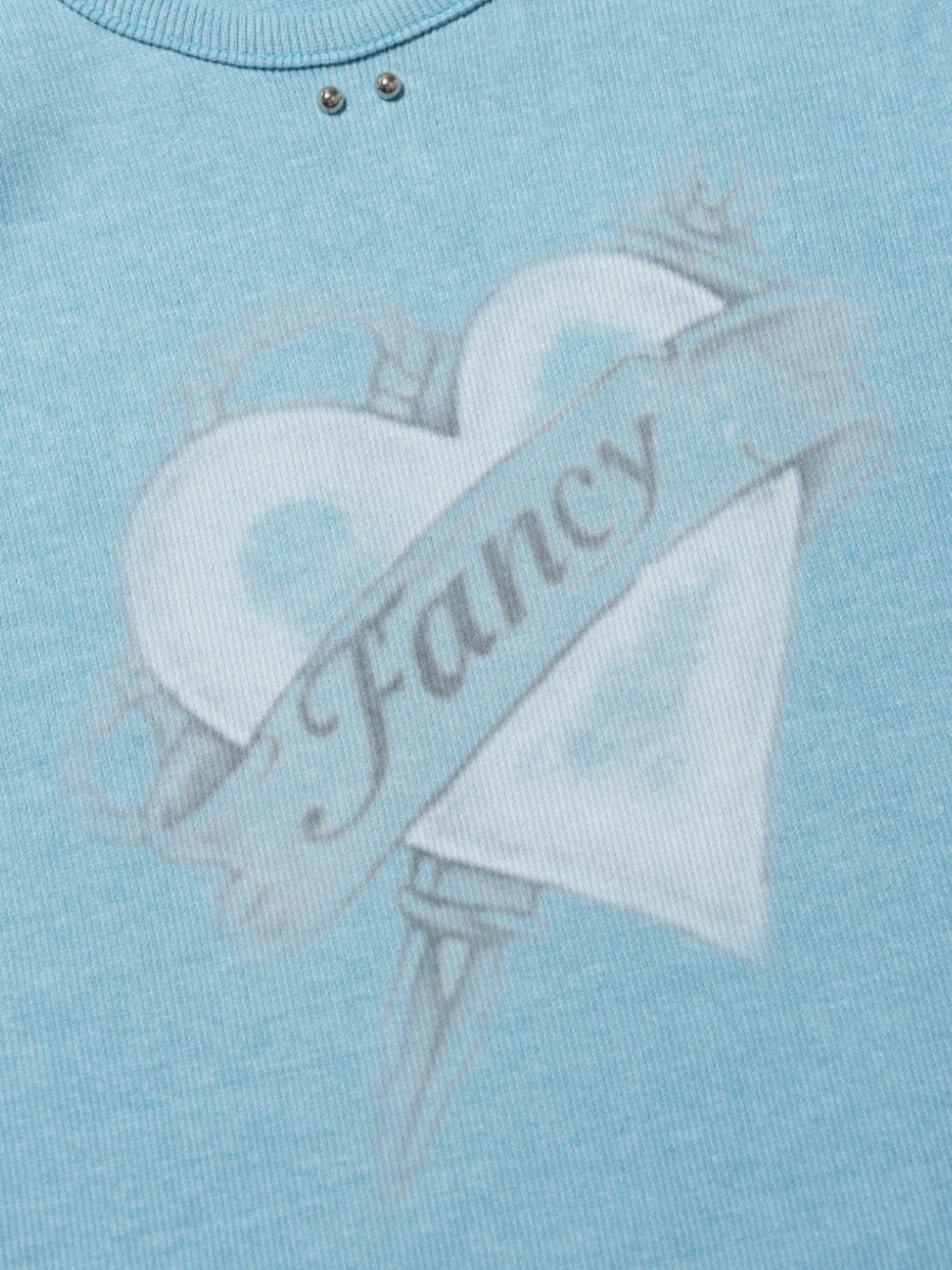 【FANCY CLUB】WASHED HEART SLEEVELESS