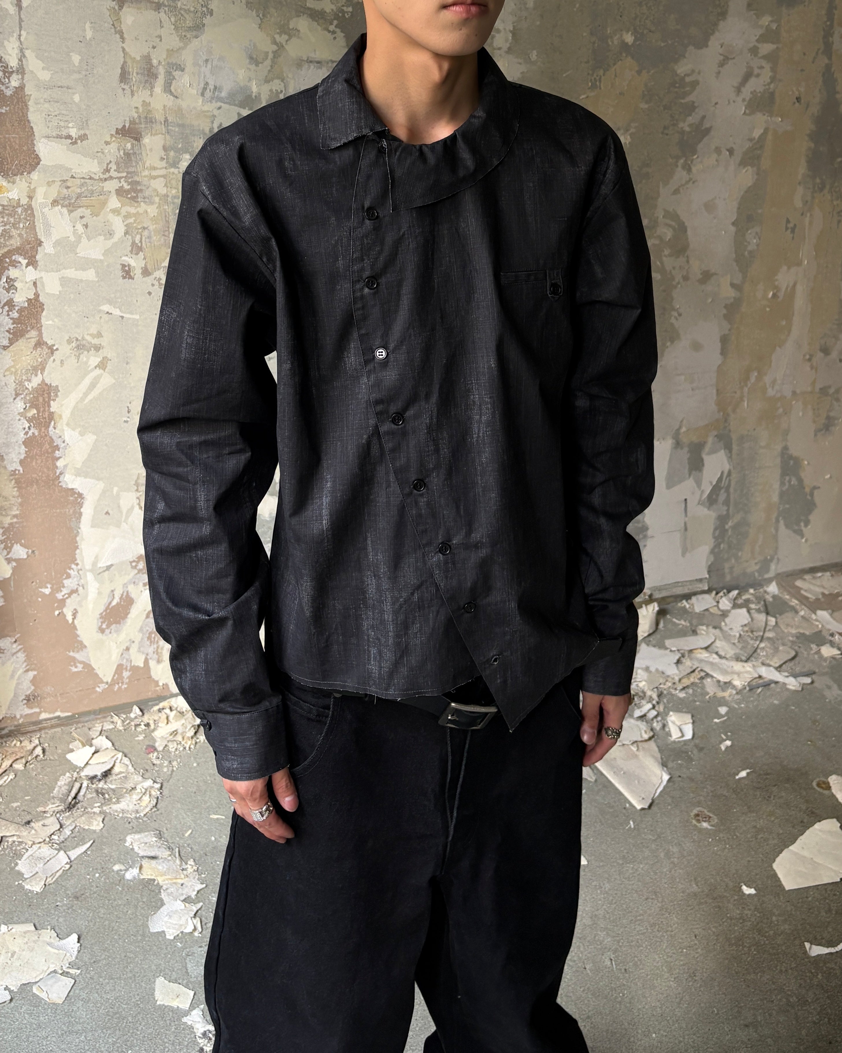 【Lee fi Ne】Offset Fade Shirt