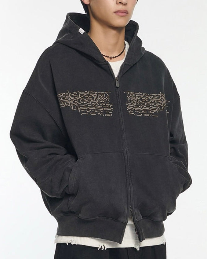 【NOMANUAL】D.P HOODED ZIP-UP