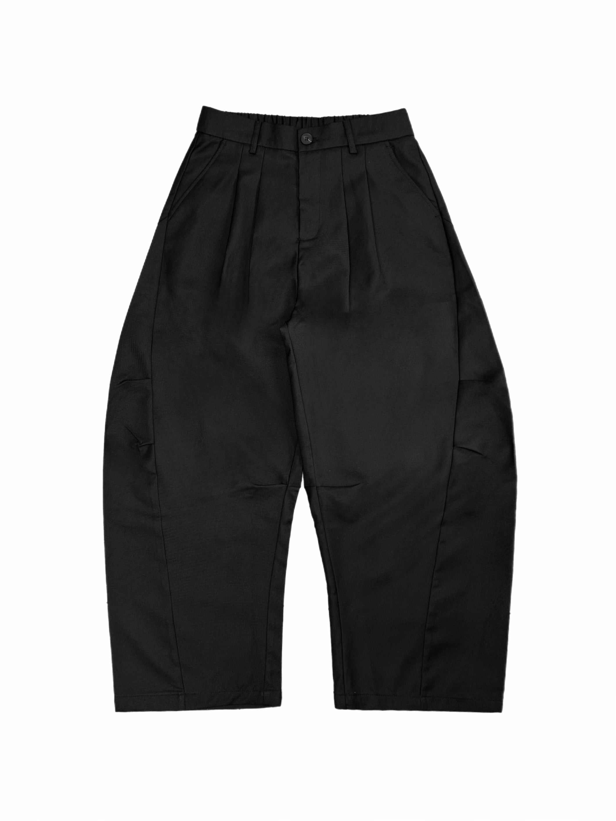 4/10 20:00発売 受注制【Chikashitsu +】2 tuck side design curve pants (3color)