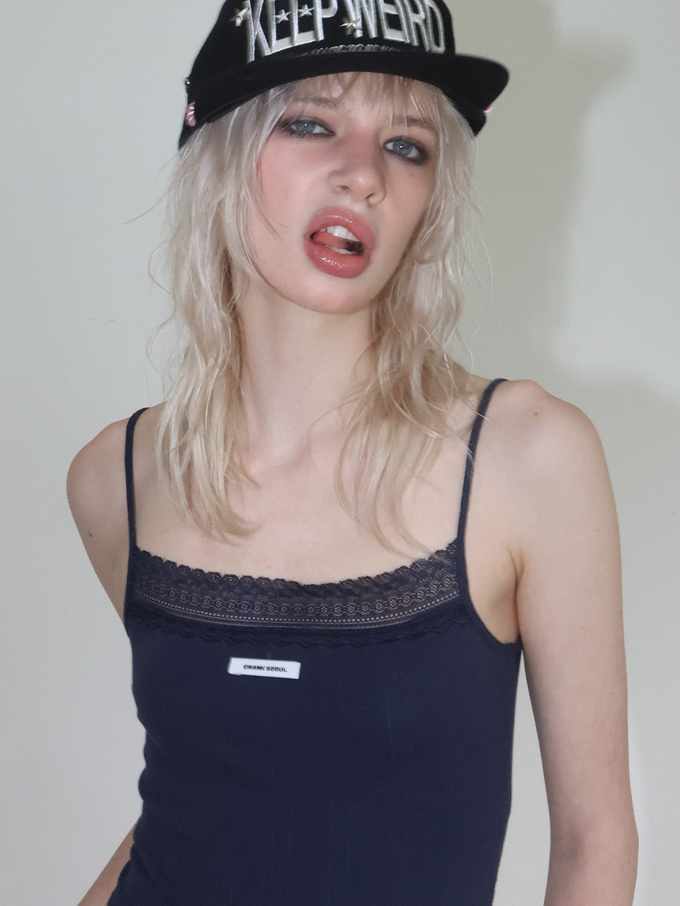 【CRANK】LACE SLEEVELESS BODYSUIT