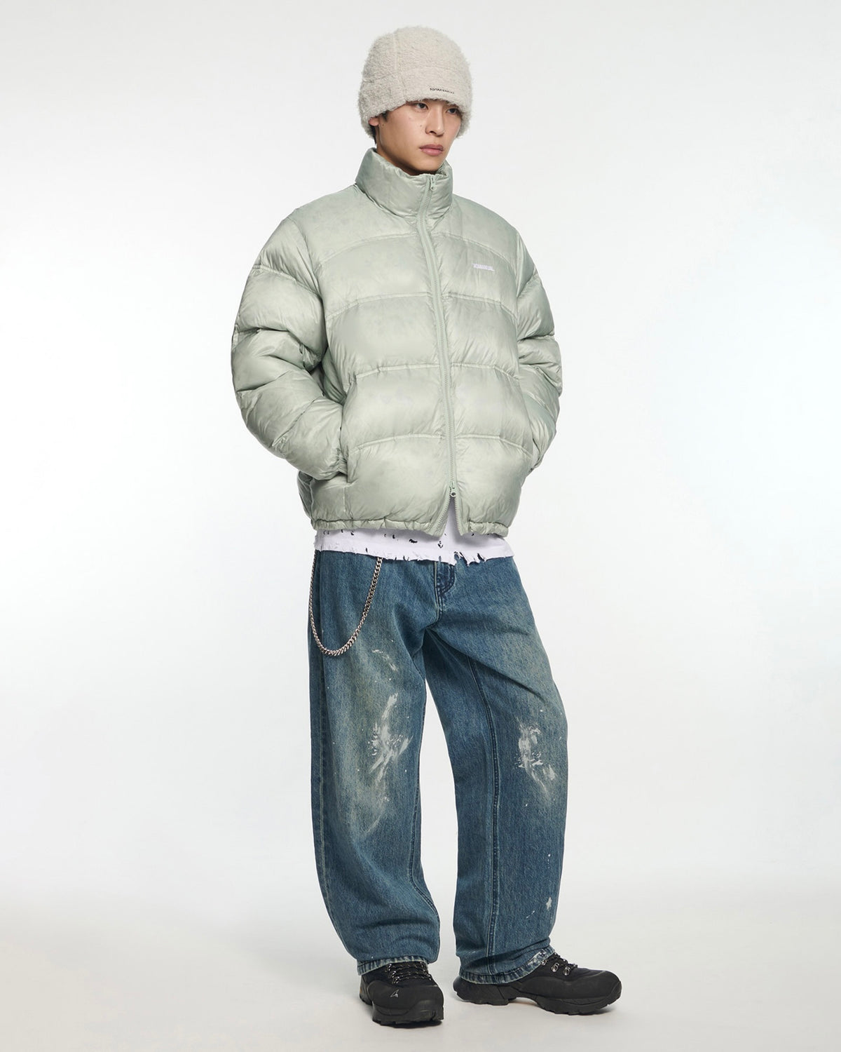 【NOMANUAL】DUO LINE SHEER DUCK DOWN