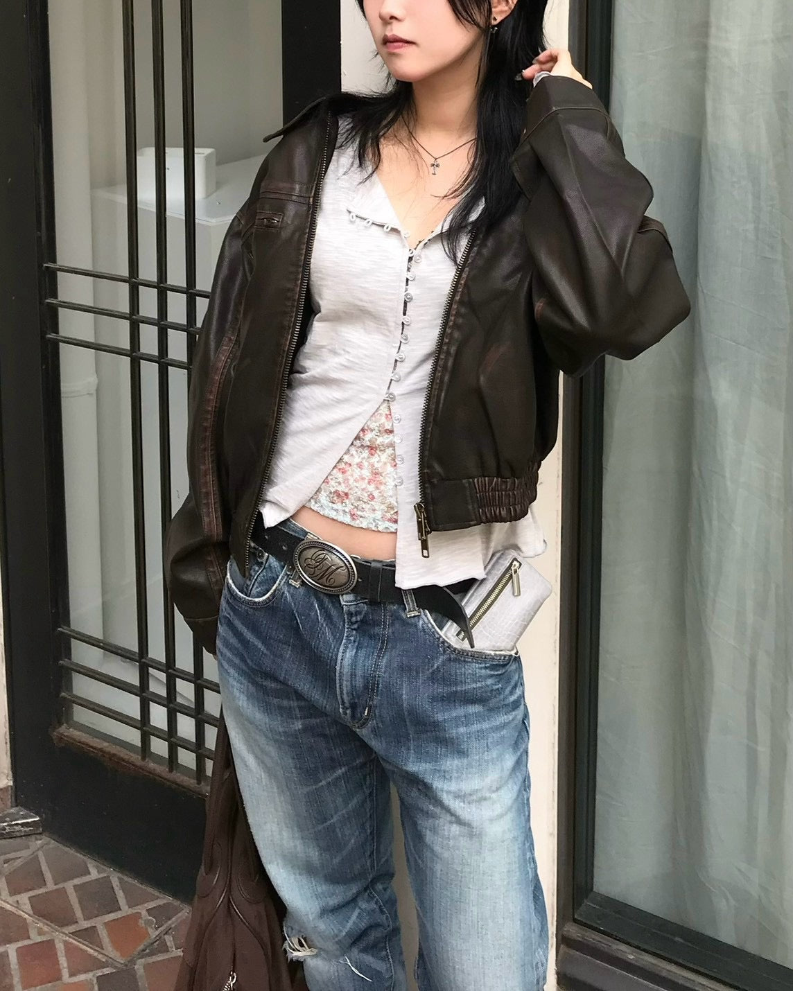 受注制【OaKS】washed coating jacket (2color)