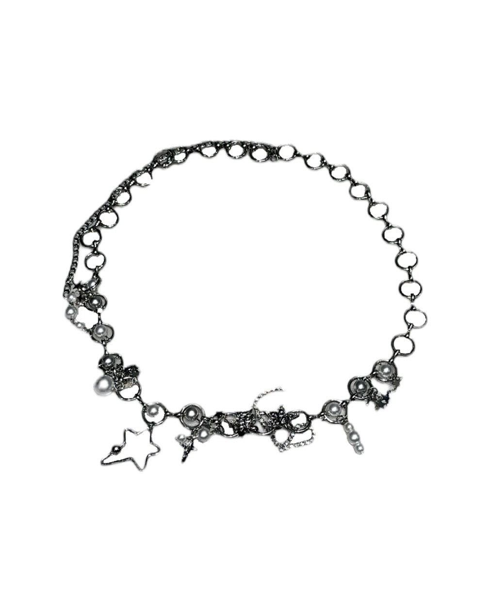 国際配送【BABY09】star pearl waist chain