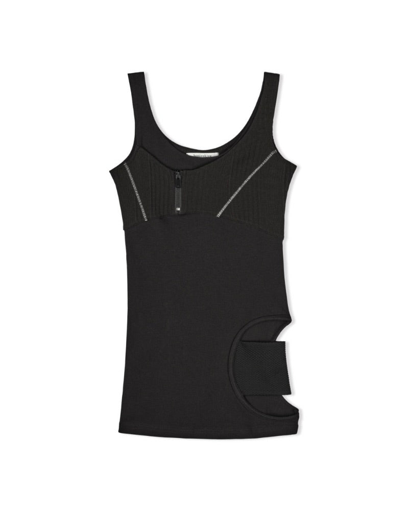 【bonienkiye】Side-Cutout Mini Dress