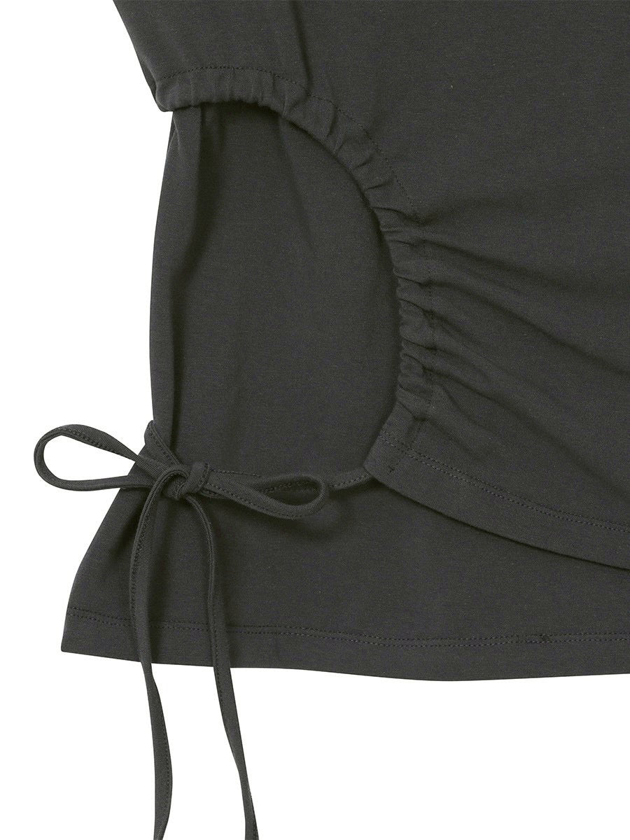 【Miseki seoul】String shirring short sleeve
